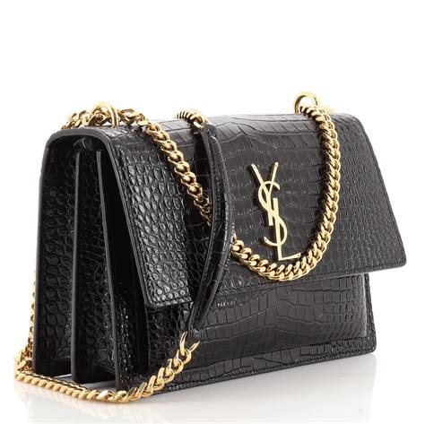 saint laurent bag croc|yves saint laurent sunset medium.